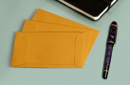 500#7 Coin Envelopes, Self Seal Cash Envelopes For Budgeting, Seeds, Small Parts, Credit Cards, Gift Cards, Tips, And More, Heavy Duty 24 Lb Paper, 3.5 X 6.5 Inches, Brown #TOP5