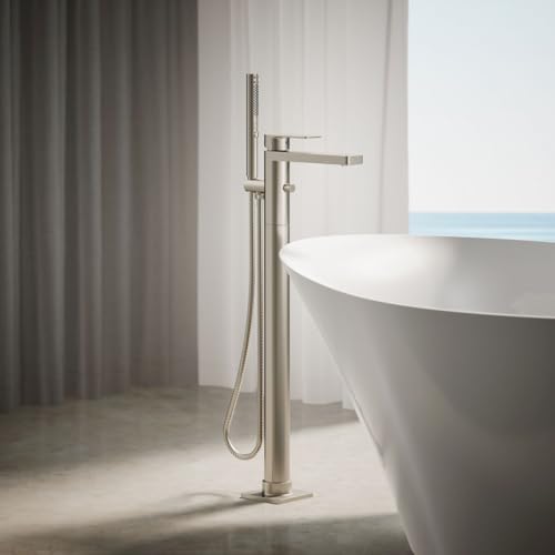 Kohler T23492-4-BN ParallelTM Floor-mount bath filler trim miniatura 2