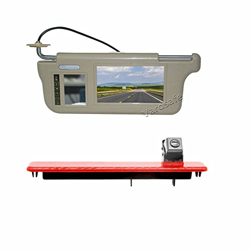 Vardsafe VS533V Visor solar Monitor de visión trasera y luz de freno Cámara de respaldo inversa para Gazelle Next (2013-actual) Cover