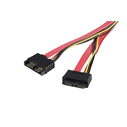 StarTech.com Slimline SATA Extension Cable - SATA extension cable - Serial ATA 150/300 - Slimline SATA (M) to Slimline SATA (F) - 1.7 ft - red - SLSATA20EXT