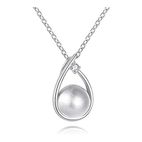 JLYY Minimalist Cremation Jewelry for Ashes 925 Sterling Silver CZ Heart Teardrop Pendant Keepsake Memorial Funeral Urn Women Necklace for Your Everlasting Memories Cover