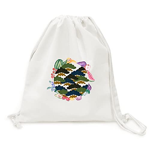 Sac en tissu pliable pour fruits et légumes au marché bio