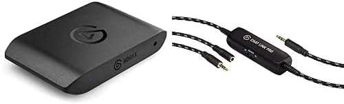 Elgato HD60 X - Stream and record in 1080p60 HDR10 or 4K30 with ultra-low latency on PS5 PS4/Pro Xbox Series X/S Xbox One X/S & Chat Link Pro  Audio Adapter Extra Long Cable