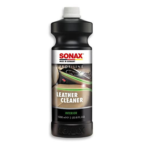 SONAX PROFILINE LeatherCleaner (1 litro) limpiador de espuma extra fuerte para piel de alta calidad de piel lisa pigmentada. Número de artículo: 02703000