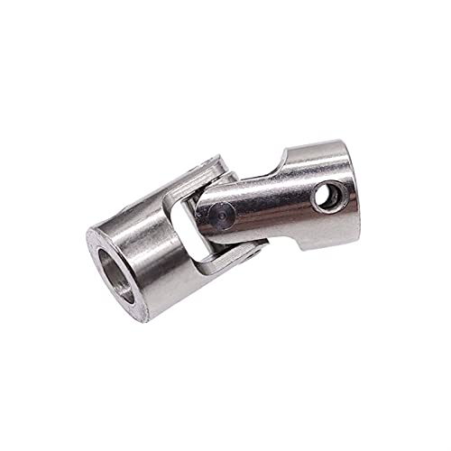 SUOFEILAIMU-PHONE CASE Metal Coupler Universal Joint Coupling for Motor Connector Metal Joint Shaft Couplings with Screw (Inner Diameter : 6.35mm 8mm)