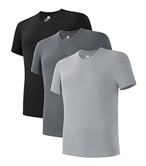 V Neck Shirt: Light Grey + Dark Grey + Black