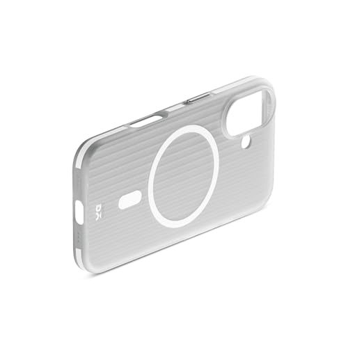 Image of DailyObjects Beam 2.0 Magnetic Protective Case Cover Compatible with iPhone 16 Plus |Magsafe|Camera & Body Protection|Anti Shock,Scratch Resistant|Precise Cutouts Design|Wireless Charging-White
