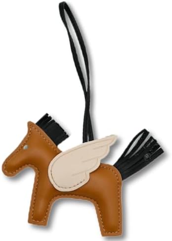 Fly Horse Purse Charms Women Cute Designer Keychain Leather Bag C...