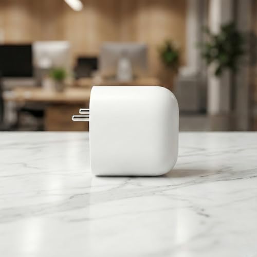 Image of Google 45W Type C Fast Charger Adapter | Compatible with Pixel 10a /10 Pro, 9 Pro /9 /9a, 8 Pro /8 /8a, 7 Pro /7 /7a, 6 Pro /6 /6a, Pixel Fold, Pixel Tablet, Chromebooks & Laptops | 45 W Quick Charge - White