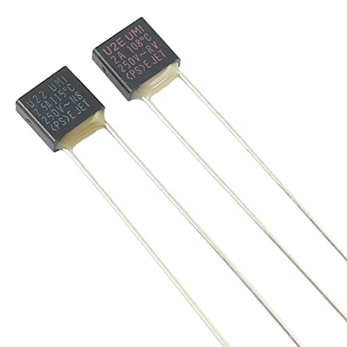 Fusible thermique TF 115 de type carré U22 avec coupure précise 2.5A 250V - 3