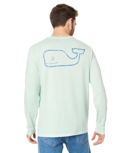 Image of vineyard vines Men's Long Sleeve Vintage Whale Pocket T-Shirt