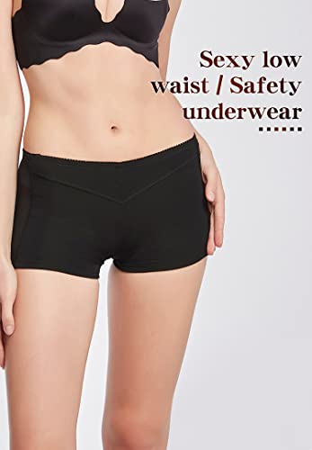 Chnlml Women Butt Lifter Shapewear Body Shaper Hip Enhancer Control Panties Seamless Butt Lifter Boy Shorts 2Pcs Black L #TOP3