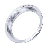 Compatibilidad: Este adaptador está diseñado específicamente para facilitar la conexión entre la lente M42 y la cámara para montura CY, lo que lo hace adecuado para Contax.