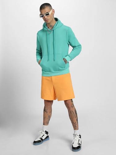 Image of Veirdo 280 GSM Cotton Fleece | Hooded Neck Full Sleeve | Regular Fit Sweatshirt | Solid Hoodie for Men | Sizes: S to 3XL