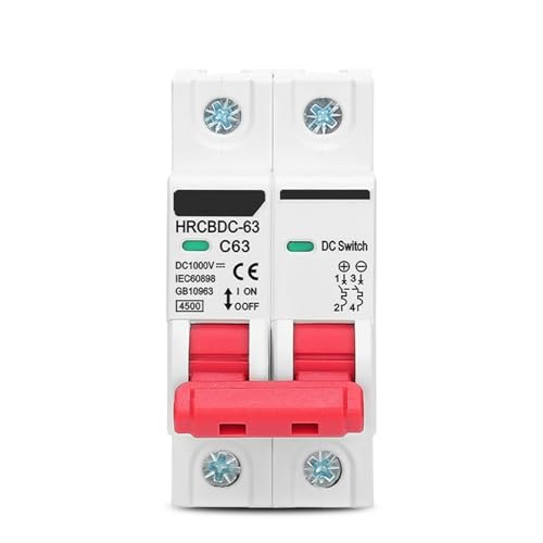 Disjoncteur 2P 1000 V pour couper le courant continu en cas de surtension