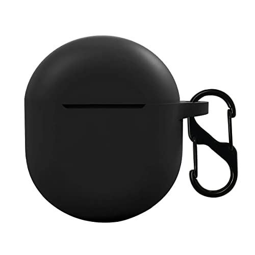 Image of KACA Protective Shockproof Silicone Cover Case with Buckle Compatible with OnePlus Buds (Black)