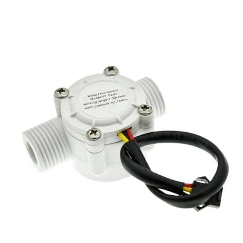 Instrument de mesure 2,0 MPa YF-S201 blanc pour débit d'eau et contrôle de fluides