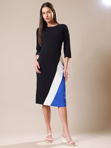 Image of PURVAJA Women's Bodycon Knee Length Dress(Lucy-342-348)