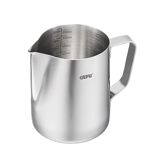 GEFU Milchkännchen Barista, 600 ml - Aufschäumkännchen...