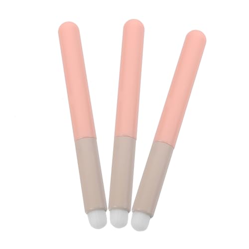 Baluue Travel-sized Lip Brush Applicators 3 Pack Lipstick Lip Gloss Lipstick Applicator Women's Makeup Brush for On-the-go