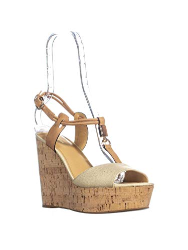 coach gold wedge sandals