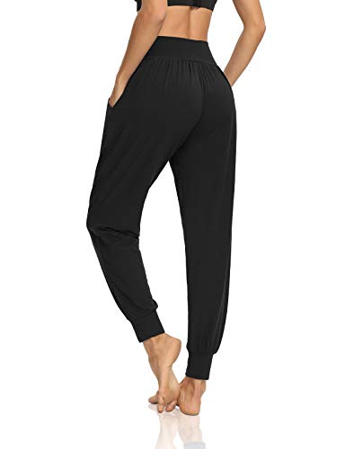Image of DIBAOLONG Womens Yoga Joggers Pants Loose Workout Sweatpants Comfy Lounge Pants with Pockets
