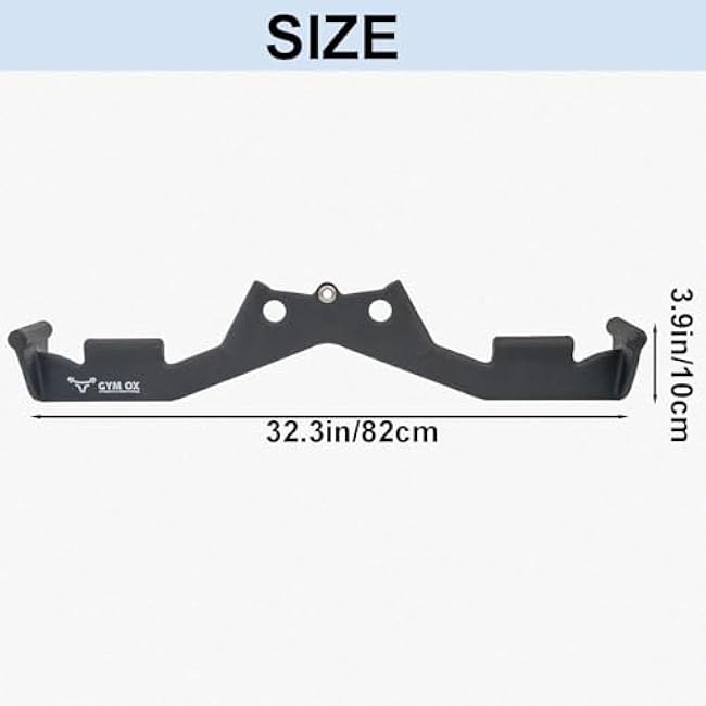 Lat Pulldown Attachments, Neutral Grip Lat Pull Down Bar with Ergonomic Handle,Cable Attachments for Gym, Back Tricep Bar Strength Training Handle