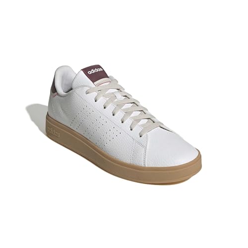 adidas Herren Advantage Base 2.0 Shoes, FTWR White/FTWR White/Shadow Red, 46 EU – Ansicht 3