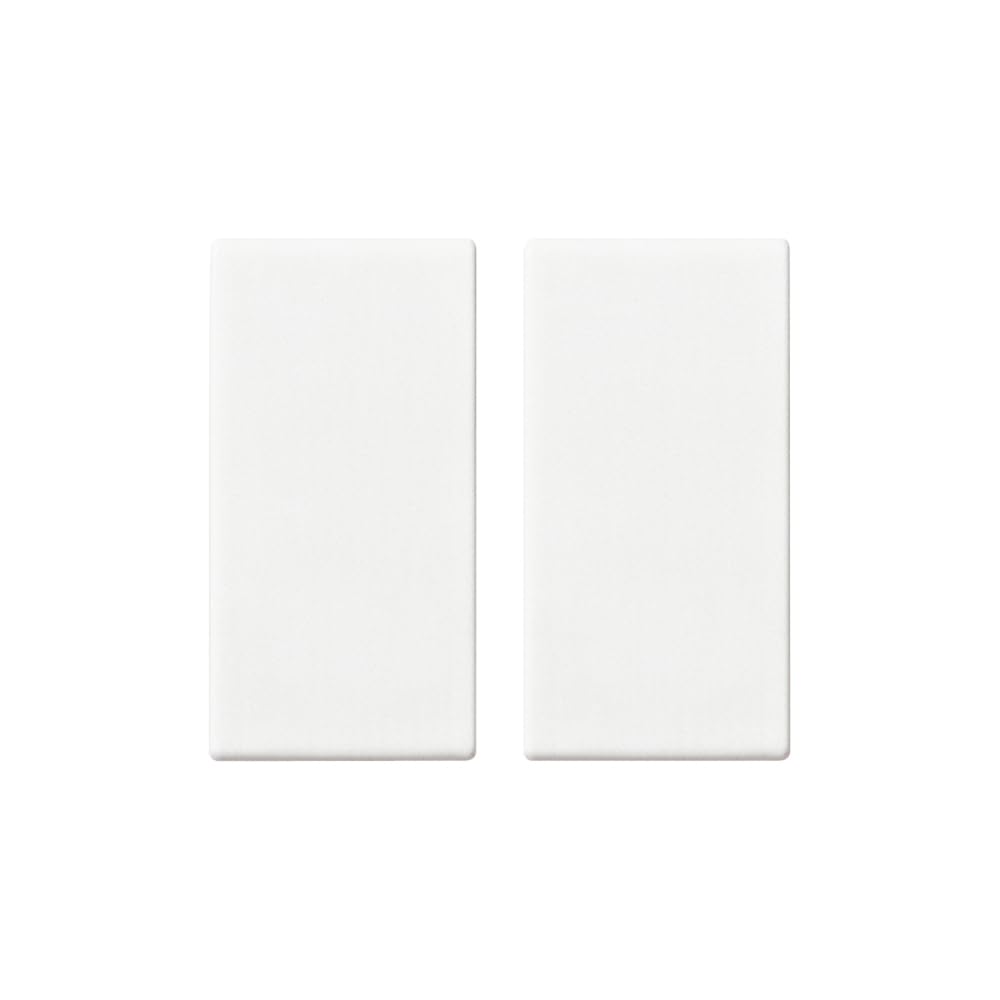 Vimar 14506 Touche interchangeable 1 module pour commandes par radiofréquence EnOcean, Bluetooth, ZigBee, série Plana, 2 pièces, blanc