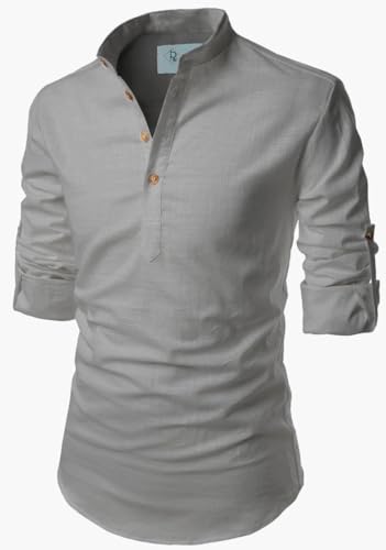 Image of Men's Cotton Blend Short Playful Mix Color Kurta - Pack 2