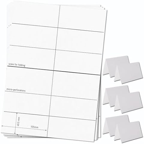 OfficeGear Printable Folding Name Cards Pack Cover