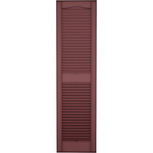 image for Ekena Millwork Lifetime Vinyl LL1S14X05200WN Standard Cathedral Top Ce