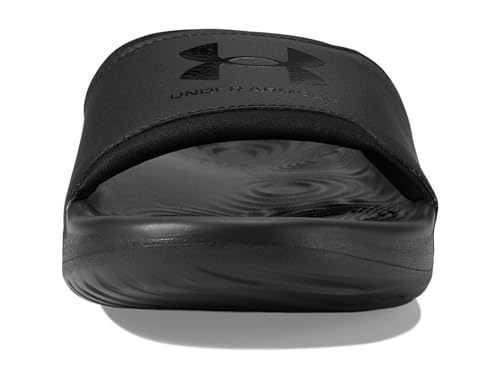 Image of Under Armour Men's Ignite Select Slide Sandal, (002) Black /Black /Ultimate Black, 9 UK