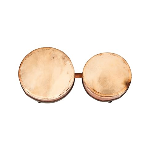 Instrumento de percusión hecho a mano con tambores de ngoma africanos de 6 cm de largo x 23 cm de ancho x 38 cm de alto