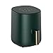 Frytownica powietrzna Inteligentna bezolejowa frytownica powietrzna 1400 W Moc 2,5 l Pojemność Beztłuszczowa Do użytku domowego do podgrzewania lub grillowania (kolor: zielony, rozmiar: 2,5