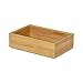 Produktbild Compactor RAN6964 Osaka Bambus-Aufbewahrungsbox, rechteckig, dunkles Holz, 22,5 x 15 x 6,5 cm