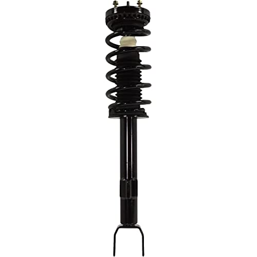 Image of Detroit Axle - Front Struts w /Coil Springs Sway Bar Links Outer Inner Tie Rod Ends Replacement for 2011-2014 Chrysler 300 C RWD - 8pc Set