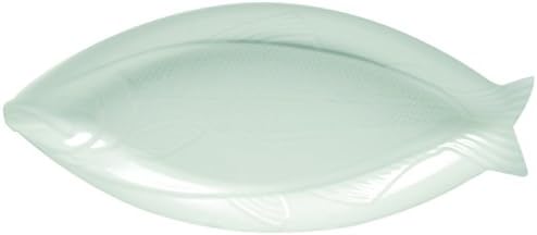 White Basics Collection, Fish Platter, Medium, White