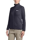 Jack Wolfskin Damen Kolbenberg Fz W Fleece-Jacke, Graphite, M EU