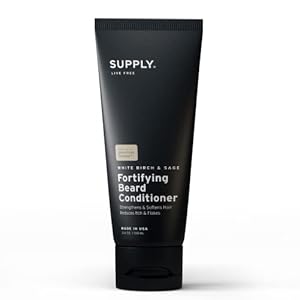 Supply Fortifying Beard Conditioner – Softens and Strengthens Beard – Prevents Dry Itchy Beard and Split Ends – Natural Nourishing Beard Conditioner for Softer, Healthier Beard and Skin – 3.4oz