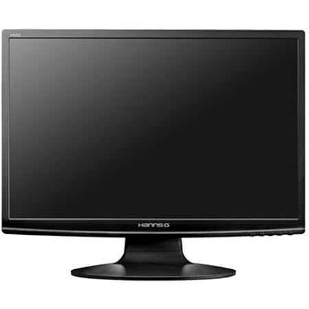 HannsG HA222DPB 22 Zoll Widescreen TFT Monitor (VGA,DVI, Kontrastverhältnis 1000:1, Reaktionszeit 5ms) schwarz