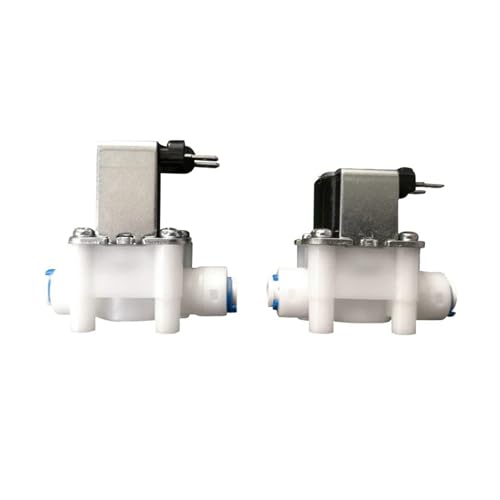 Électrovanne d'eau DN8 1/4" DC48V connecteur rapide vanne plastique - 4