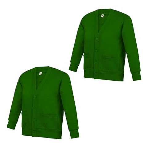 biyya® Girls School Cardigan Fleece Sweatshirt Cover