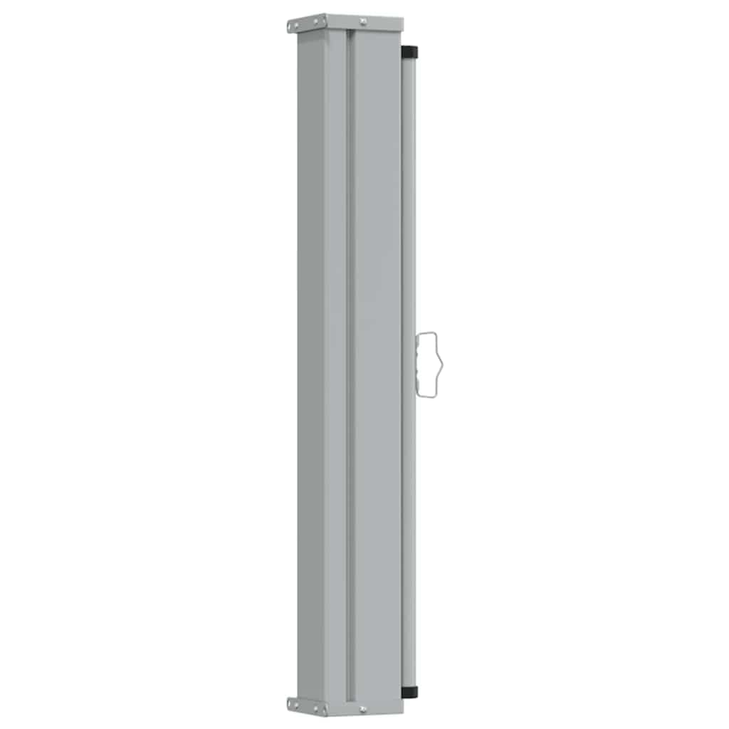 Ausziehbare Seitenmarkise 100 x 300 cm Creme mit UV- und Windschutz, Balkon Sichtschutz, Sonnenschutz, einfach zu montieren, inklusive Zubehör, ideal für Terrasse und Garten