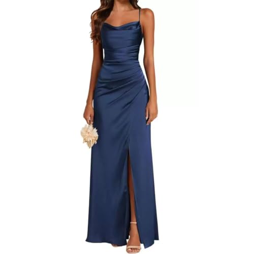 Robe sirène moulante en bleu taille 8 pour sublimer la silhouette
