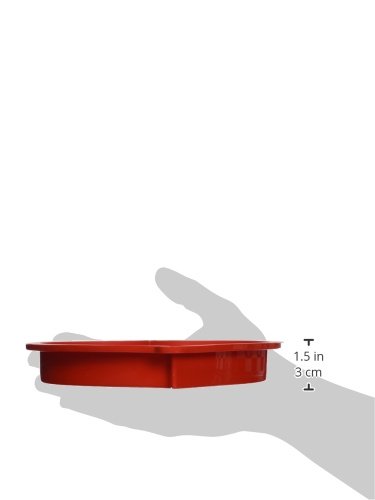 Wonderchef Silicone Pavoni Cuore Mould, Red - Image 3 thumbnail