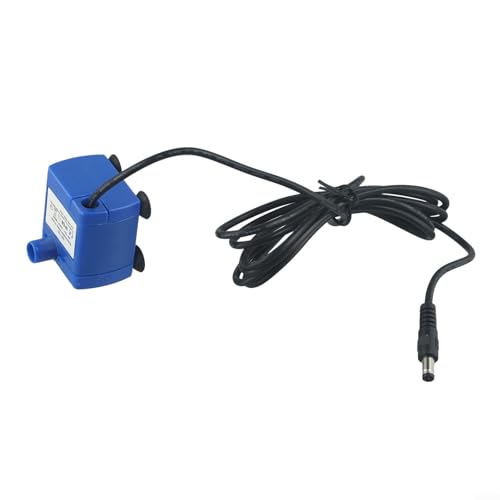 Bomba de fuente de agua para mascotas de repuesto para gatos y perros con Ultra para fuentes de 2 W 9 pies a alimentador eléctrico silencioso 4. Ventosas fuertes de cable bajo, potencia simple