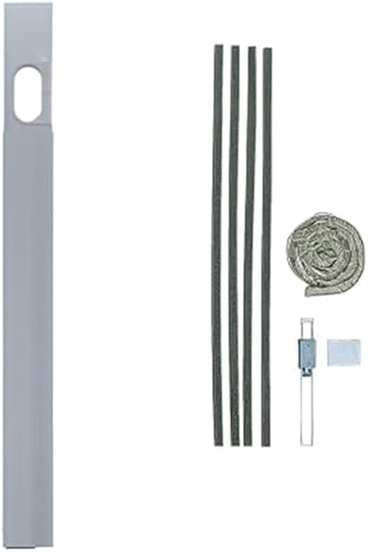 エアコン配管用 アルミ窓パネル シルバー 850~1380mm