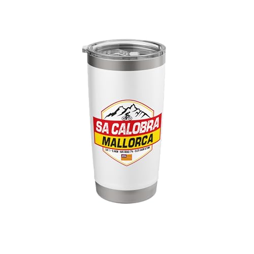 Sa Calobra Cyclist Climb Mallorca Stainless Steel Tumbler