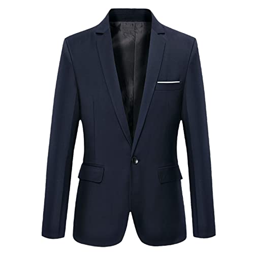 Veste à manches longues homme Kelsiop bleu marine taille XS veste mi-saison élégante